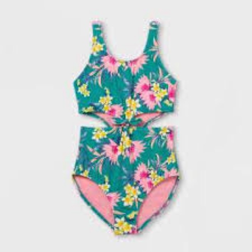 Girls One Piece Bathing-suit